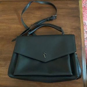 Black Vera Wang cross body purse